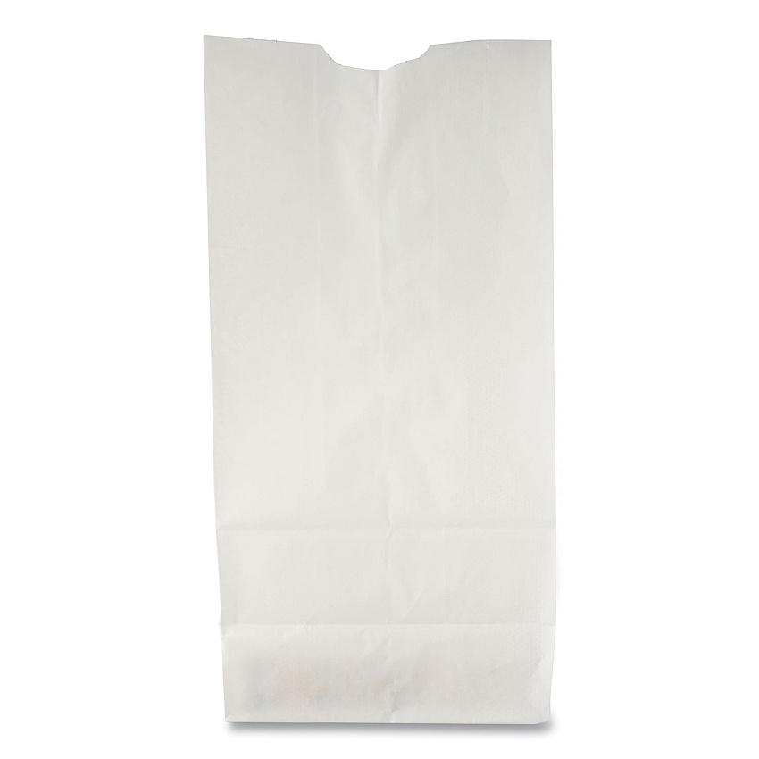General Grocery Paper Bags, #6 Size, 6" x 3.63" x 11.06", White, 500/Bundle (BAGGW6500)