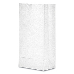 General Grocery Paper Bags, #8 Size, 6.13" x 4.17" x 12.44", White, 500/Bundle (BAGGW8500)