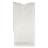 General Grocery Paper Bags, #10 Size, 6.31" x 4.19" x 13.38", White, 500/Bundle (BAGGW10500)