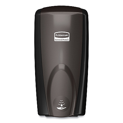 Rubbermaid Commercial AutoFoam Touch-Free Dispenser, 1,100 mL, 5.18 x 5.25 x 10.86, Black/Black Pearl, 10/Carton (RCP750127CT)