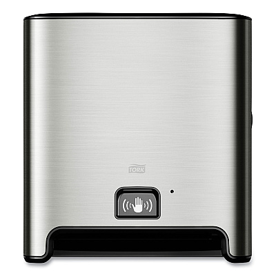 Tork Image Design Matic Hand Towel Roll Dispenser with Intuition Sensor, Wall Mount, 13.58 x 8.03 x 14.69, Stainless Steel (TRK461202)