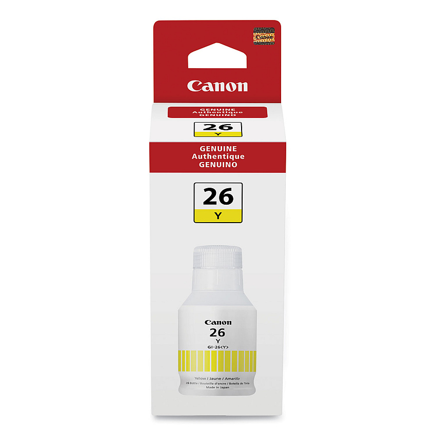 Canon 4423C001 (GI-26) Ink, 14,000 Page-Yield, Yellow