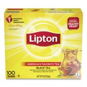Lipton Tea Bags, Black, 100/Box (291)