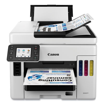 Canon MAXIFY GX7020 Wireless MegaTank All-in-One Inkjet Printer, Copy/Fax/Print/Scan (CNM4471C002)