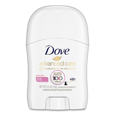 Dove Invisible Solid Antiperspirant Deodorant, Floral Scent, 0.5 oz (UNI66801EA)