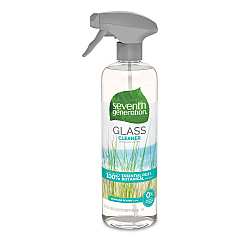 Seventh Generation Natural Glass and Surface Cleaner, Sparkling Seaside, 23 oz Trigger Spray Bottle, 8/Carton (SEV44712CT)