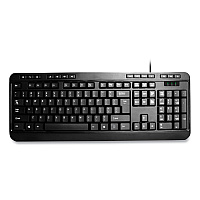 Adesso AKB132UB 118-Key MM Desktop USB Keyboard, Black
