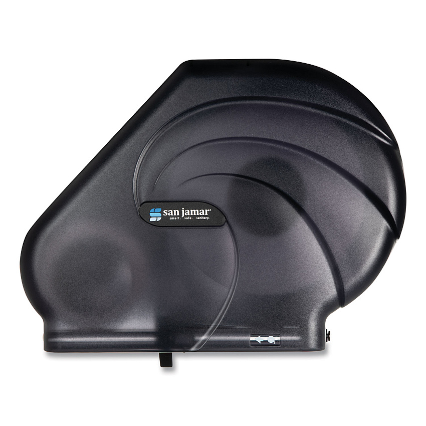 San Jamar Oceans Reserva Jumbo Tissue Dispenser with Stub, 16.75 x 5.5 x 12.25, Black Pearl (SJMR3090TBK)