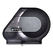 San Jamar Quantum 12"-13" JBT Dispenser, Classic, 22 x 5.88 x 16.5, Transparent Black Pearl (SJMR6500TBK)