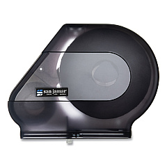 San Jamar Quantum 12"-13" JBT Dispenser, Classic, 22 x 5.88 x 16.5, Transparent Black Pearl (SJMR6500TBK)
