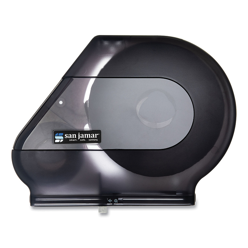 San Jamar Quantum 12"-13" JBT Dispenser, Classic, 22 x 5.88 x 16.5, Transparent Black Pearl (SJMR6500TBK)