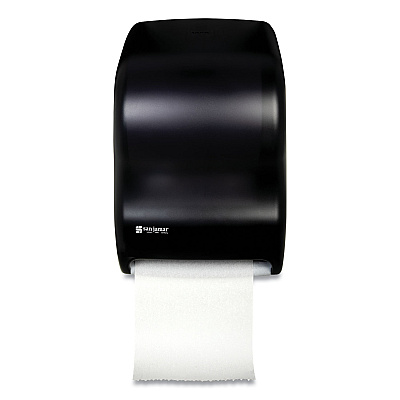 San Jamar Tear-N-Dry Touchless Roll Towel Dispenser, 11.75 x 9 x 15.5, Black Pearl (SJMT1300TBK)