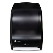 San Jamar Smart System with iQ Sensor Towel Dispenser, 11.75 x 9 x 15.5, Black Pearl (SJMT1400TBK)