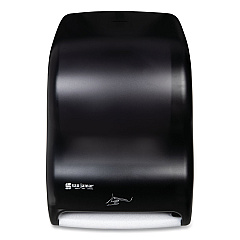 San Jamar Smart System with iQ Sensor Towel Dispenser, 11.75 x 9 x 15.5, Black Pearl (SJMT1400TBK)