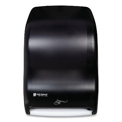 San Jamar Smart System with iQ Sensor Towel Dispenser, 11.75 x 9 x 15.5, Black Pearl (SJMT1400TBK)