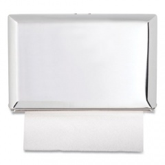 San Jamar Singlefold Paper Towel Dispenser, 10.75 x 6 x 7.5, Chrome (T1800XC)