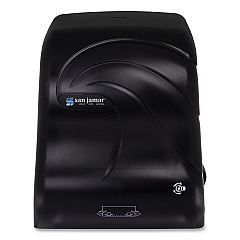 San Jamar Simplicity Mechanical Roll Dispenser, 12.38 x 9.5 x 14.63, Black Pearl (SJMT7490TBK)