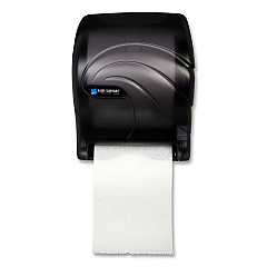 San Jamar Tear-N-Dry Essence Touchless Towel Dispenser, 11.75 x 9.13 x 14.44, Black Pearl (SJMT8090TBK)