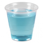 Boardwalk Translucent Plastic Cold Cups, 5 oz, Polypropylene, 100 Cups/Sleeve, 25 Sleeves/Carton (TRANSCUP5CT)