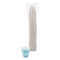 Boardwalk Translucent Plastic Cold Cups, 5 oz, Polypropylene, 100 Cups/Sleeve, 25 Sleeves/Carton (BWKTRANSCUP5CT)