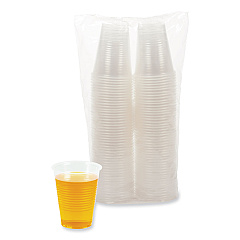 Boardwalk Translucent Plastic Cold Cups, 10 oz, Polypropylene, 100/Pack (BWKTRANSCUP10PK)