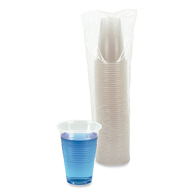 Boardwalk Translucent Plastic Cold Cups, 16 oz, Polypropylene, 50/Pack (BWKTRANSCUP16PK)