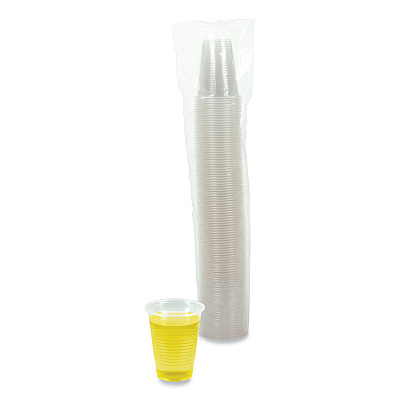Boardwalk Translucent Plastic Cold Cups, 7 oz, Polypropylene, 100/Pack (BWKTRANSCUP7PK)