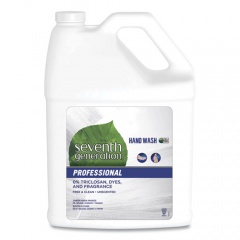 Seventh Generation Professional Hand Wash, Free and Clean, 1 gal, 2/Carton (44731CT)