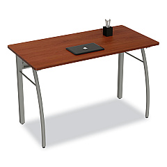 Linea Italia Trento Line Rectangular Desk, 47.25" x 23.63" x 29.5", Cherry (LITTR733CH)