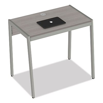 Linea Italia Klin Desk, 33" x 19" x 29.5", Ash (LITKLIN740ASH)
