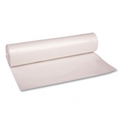 Boardwalk Recycled Low-Density Polyethylene Can Liners, 56 gal, 1.1 mil, 43" x 47", Clear, 10 Bags/Roll, 10 Rolls/Carton (532)