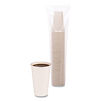 Boardwalk Paper Hot Cups, 16 oz, White, 50 Cups/Sleeve, 20 Sleeves/Carton (BWKWHT16HCUP)