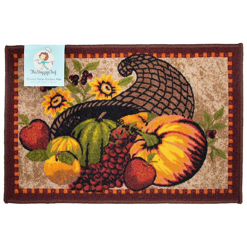 Sloppy Chef Printed Rug 20x30 Harvest, 1 Each (PNP-KTC-20X30-HAR)