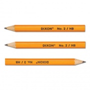 Dixon Golf Wooden Pencils, 0.7 mm, HB (#2), Black Lead, Yellow Barrel, 144/Box (X14998X)