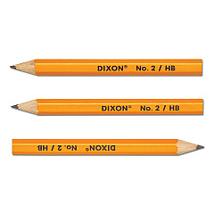 Dixon Golf Wooden Pencils, 0.7 mm, HB (#2), Black Lead, Yellow Barrel, 144/Box (DIXX14998X)