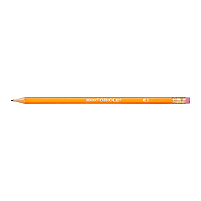 Dixon Oriole Presharpened Pencils, HB (#2), Black Lead, Yellow Barrel, 144/Pack (DIXX12866X)