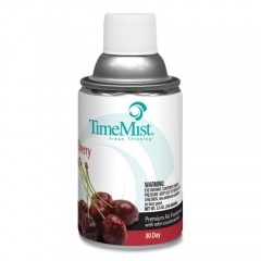 TimeMist Premium Metered Air Freshener Refill, Cherry, 6.6 oz Aerosol Spray, 12/Carton (1042700)