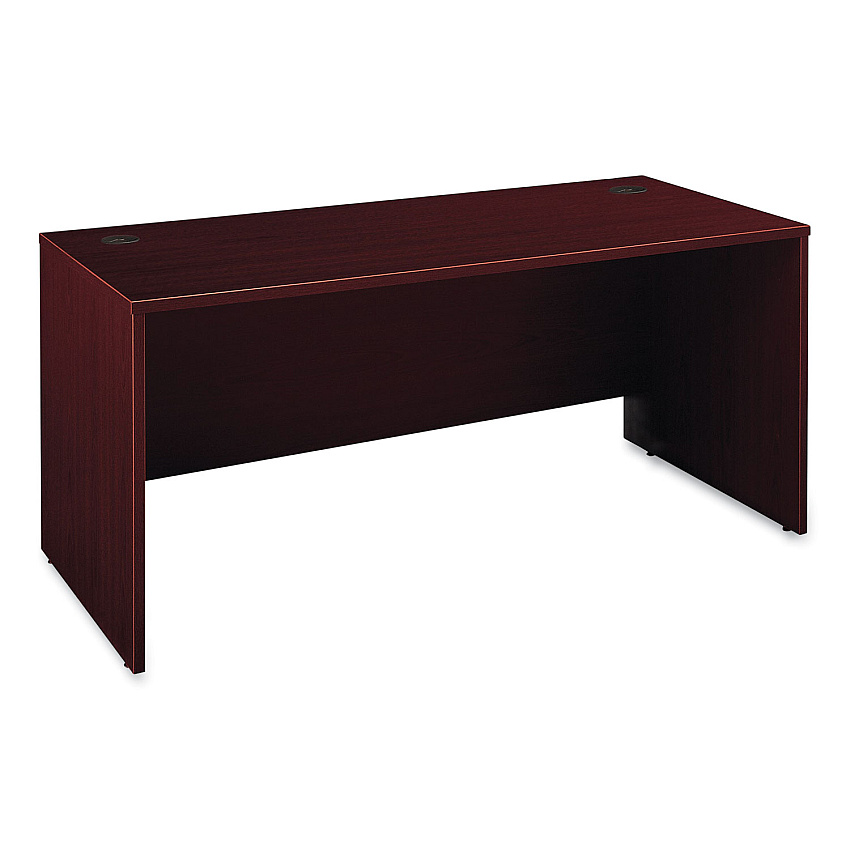 Bush Enterprise Collection Double Pedestal Desk, 60" X 28.63" X 29.75", Harvest Cherry, (box 1 Of 2) (BSH2960CSA103)