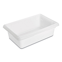 Rubbermaid Commercial Food/Tote Boxes, 3.5 gal, 18 x 12 x 6, White, Plastic (RCP3509WHI)