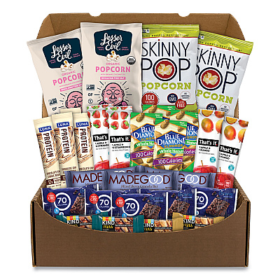 Snack Box Pros Low Calories Snack Box, 28 Assorted Snacks/Box (GRR70000128)