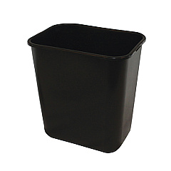 Wastebasket 28 Qt Plastic, Case Of 12 (7702-5)