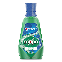 Crest + Scope Mouth Rinse, Classic Mint, 1 L Bottle, 6/Carton (PGC95662)