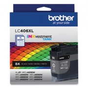Brother LC406XLBKS INKvestment High-Yield Ink, 6.000 Page-Yield, Black