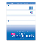 Roaring Spring Notebook Filler Paper, 3-Hole, 8 x 10.5, Wide/Legal Rule, 200/Pack (ROA20020)