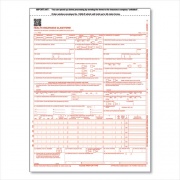 ComplyRight CMS-1500 Health Insurance Claim Form, One-Part (No Copies), 8.5 x 11, 500 Forms Total (650656)