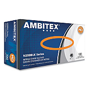 AMBITEX N200 Series Powder-Free Nitrile Gloves, Medium, Black, 100/Box (TXINMD200BLK)