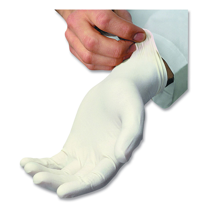 AMBITEX L5101 Series Powdered Latex Gloves, 4 mil, X-Large, Cream, 100/Box (TXILXL5101)