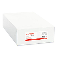 Universal Deluxe Tyvek Envelopes, #10 1/2, Square Flap, Self-Adhesive Closure, 9 x 12, White, 100/Box (UNV19006)
