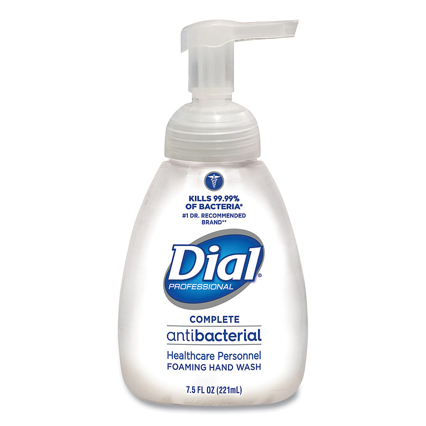 Dial Professional Antibacterial Foaming Hand Wash, Original Scent, 7.5 oz, 12/Carton (DIA81075)
