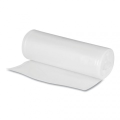 Boardwalk Recycled Low-Density Polyethylene Can Liners for Slim Jim Containers, 23gal, 1mil, 28" x 45", Clear,15 Bags/Roll, 10 Rolls/CT (SJ2845C)